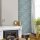 DUTCH WALLCOVERINGS Tapete Palmwedel Blau und Grau