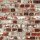 DUTCH WALLCOVERINGS Tapete Ziegelmuster Rot