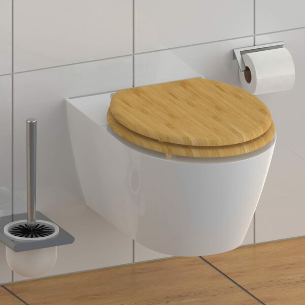 SCH&Uuml;TTE Toilettensitz mit Absenkautomatik NATURAL BAMBOO