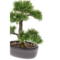 Emerald Kunstpflanze Bonsai Zeder Gr&uuml;n 32 cm 420001