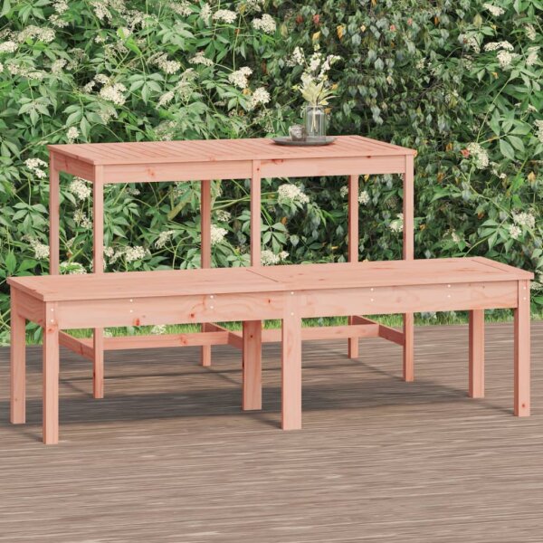 vidaXL Gartenbank 2-Sitzer 159,5x44x45 cm Massivholz Douglasie