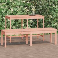 vidaXL Gartenbank 2-Sitzer 159,5x44x45 cm Massivholz Douglasie