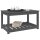 vidaXL Gartentisch Grau 82,5x50,5x45 cm Massivholz Kiefer