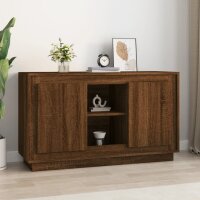 vidaXL Sideboard Braun Eichen-Optik 102x35x60 cm Holzwerkstoff