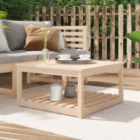 vidaXL Gartentisch 82,5x82,5x45 cm Massivholz Kiefer