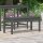 vidaXL Gartenbank Grau 109x44x45 cm Massivholz Kiefer