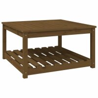 vidaXL Gartentisch Honigbraun 82,5x82,5x45 cm Massivholz...