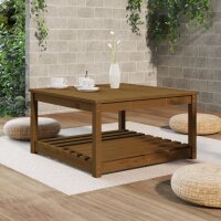 vidaXL Gartentisch Honigbraun 82,5x82,5x45 cm Massivholz Kiefer