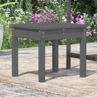 vidaXL Gartenbank Grau 50x44x45 cm Massivholz Kiefer