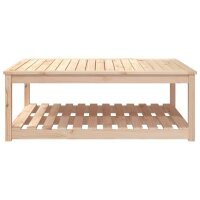 vidaXL Gartentisch 121x82,5x45 cm Massivholz Kiefer