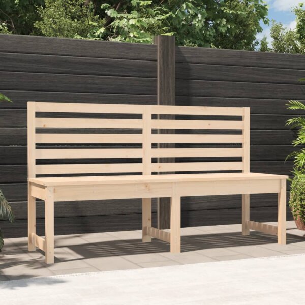 vidaXL Gartenbank 157,5 cm Massivholz Kiefer