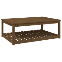 vidaXL Gartentisch Honigbraun 121x82,5x45 cm Massivholz...