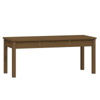 vidaXL Gartenbank Honigbraun 109x44x45 cm Massivholz Kiefer