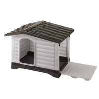 Ferplast Hundeh&uuml;tte Villa 90 Grau 88 x 72 x 65 cm 87255099