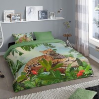 Good Morning Bettw&auml;sche-Set JUNGLE 240x200/220 cm Mehrfarbig