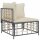 vidaXL 9-tlg. Garten-Lounge-Set mit Kissen Anthrazit Poly Rattan