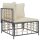 vidaXL 8-tlg. Garten-Lounge-Set mit Kissen Anthrazit Poly Rattan