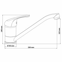 SCH&Uuml;TTE Sp&uuml;ltischarmatur ULTRA Niederdruck Chrom