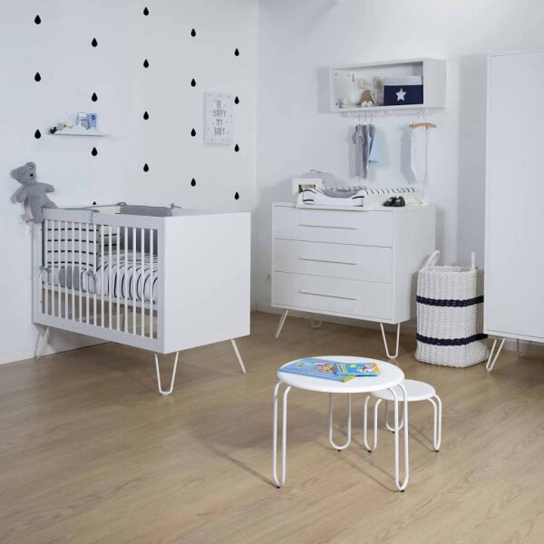 CHILDHOME Regal Wolke Metall Wei&szlig; WSCLW