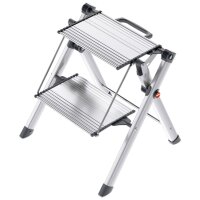 Hailo Trittleiter mit 2 Stufen Mini Comfort 45 cm...