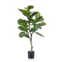 Emerald Geigenfeige Ficus lyrata Künstlich 90 cm