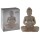 ProGarden Gartenfigur Buddha mit Solarleuchte