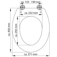 SCH&Uuml;TTE Toilettensitz Duroplast WHITE