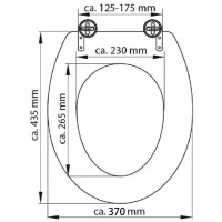 SCH&Uuml;TTE Toilettensitz SOLID WOOD Bedruckt MDF