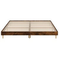 vidaXL Bettgestell R&auml;uchereiche 200x200 cm Holzwerkstoff