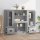 vidaXL Highboards 3 Stk. Grau Sonoma Holzwerkstoff