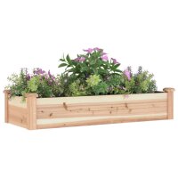 vidaXL Hochbeet mit Einsatz 120x45x25 cm Massivholz Tanne