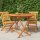 vidaXL Gartentisch Klappbar &Oslash; 85x75 cm Massivholz Teak