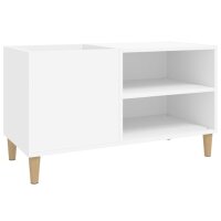 vidaXL Plattenschrank Wei&szlig; 84,5x38x48 cm Holzwerkstoff