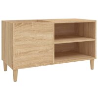 vidaXL Plattenschrank Sonoma-Eiche 84,5x38x48 cm Holzwerkstoff