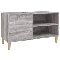 vidaXL Plattenschrank Grau Sonoma 84,5x38x48 cm Holzwerkstoff