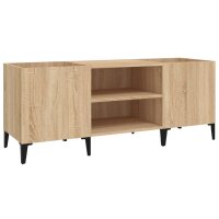 vidaXL Plattenschrank Sonoma-Eiche 121x38x48 cm Holzwerkstoff