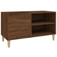 vidaXL Plattenschrank Braun Eichen-Optik 84,5x38x48 cm Holzwerkstoff