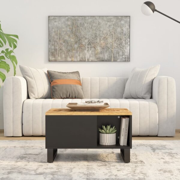 vidaXL Couchtisch 60x50x35 cm Massivholz Mango