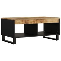 vidaXL Couchtisch 90x50x40 cm Massivholz Mango