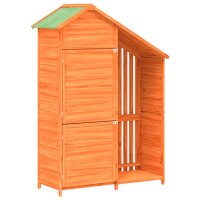 vidaXL Geräteschuppen Braun 120x53,5x170 cm...