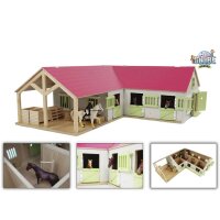 Kids Globe Pferdestall 1:24 Rosa