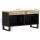 vidaXL TV-Schrank 85x33x43,5 cm Altholz Massiv