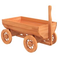 vidaXL Deko-Wagen 70x43x54 cm Massivholz Tanne