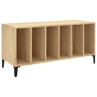 vidaXL Plattenschrank Sonoma-Eiche 100x38x48 cm Holzwerkstoff