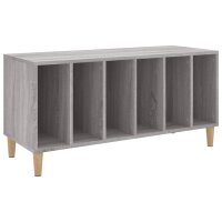 vidaXL Plattenschrank Grau Sonoma-Eiche 100x38x48 cm Holzwerkstoff