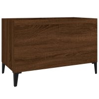 vidaXL Plattenschrank Braun Eichen-Optik 74,5x38x48 cm Holzwerkstoff