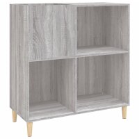 vidaXL Plattenschrank Grau Sonoma 84,5x38x89 cm Holzwerkstoff