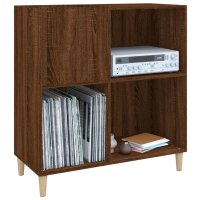 vidaXL Plattenschrank Braun Eichen-Optik 84,5x38x89 cm Holzwerkstoff