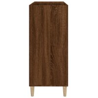 vidaXL Plattenschrank Braun Eichen-Optik 84,5x38x89 cm Holzwerkstoff