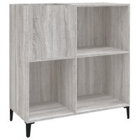 vidaXL Plattenschrank Grau Sonoma 84,5x38x89 cm Holzwerkstoff